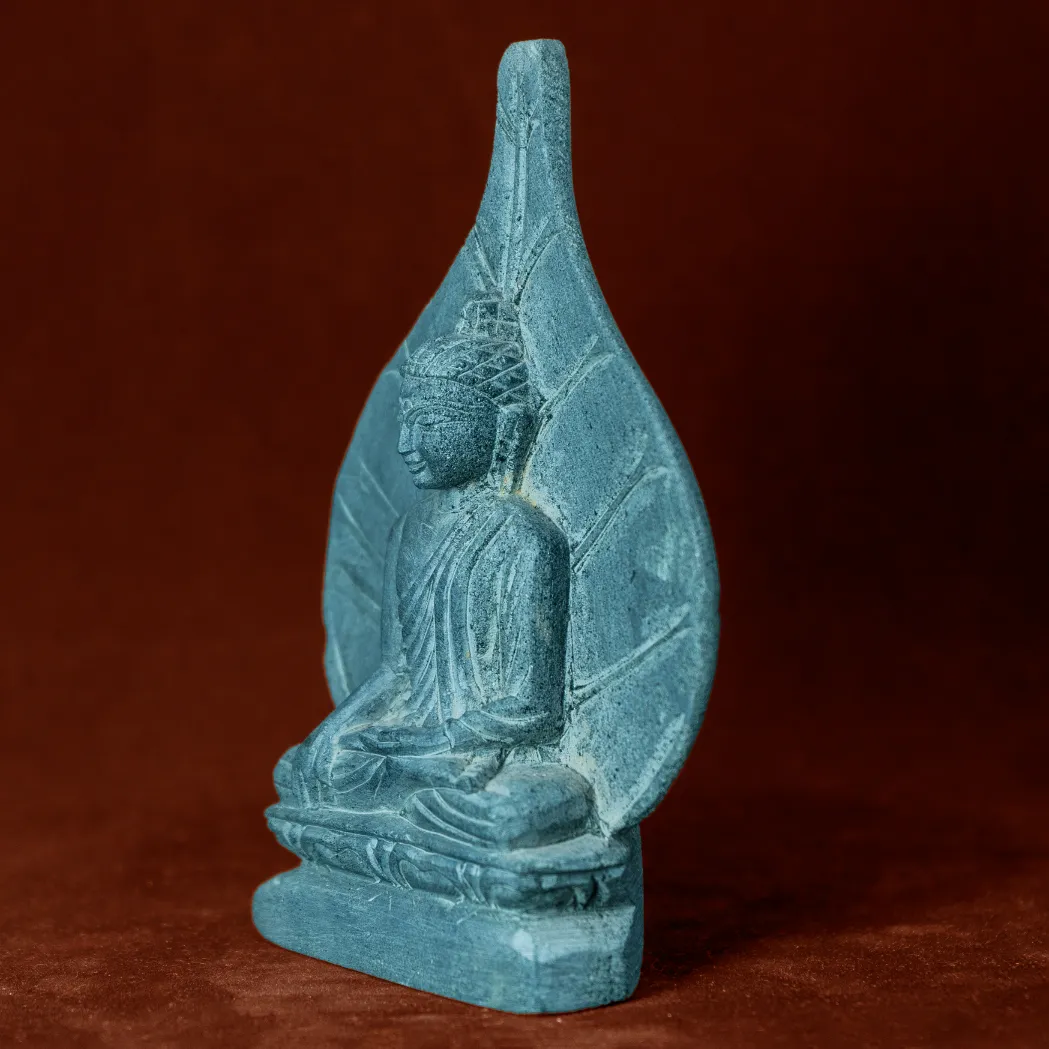 craft leaf buddha stone statue or sclupture MollisArts